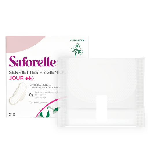 Serviettes Hygiéniques JOUR,  Serviettes Hygiéniques JOUR
